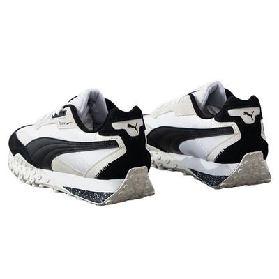 Blktop Rider Low Top Casual Running Shoes Unisex Black White 392725-37