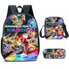 Cartoon Backpack, Primary And Secondary School Students Three-Piece Set, School Bag, Backpack, Shoulder Bag, Pencil Case.