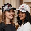Breathable Floral Lace Baseball Cap Hollow Outdoor Sun Hat Mesh Baseball Hat  For Women Girls