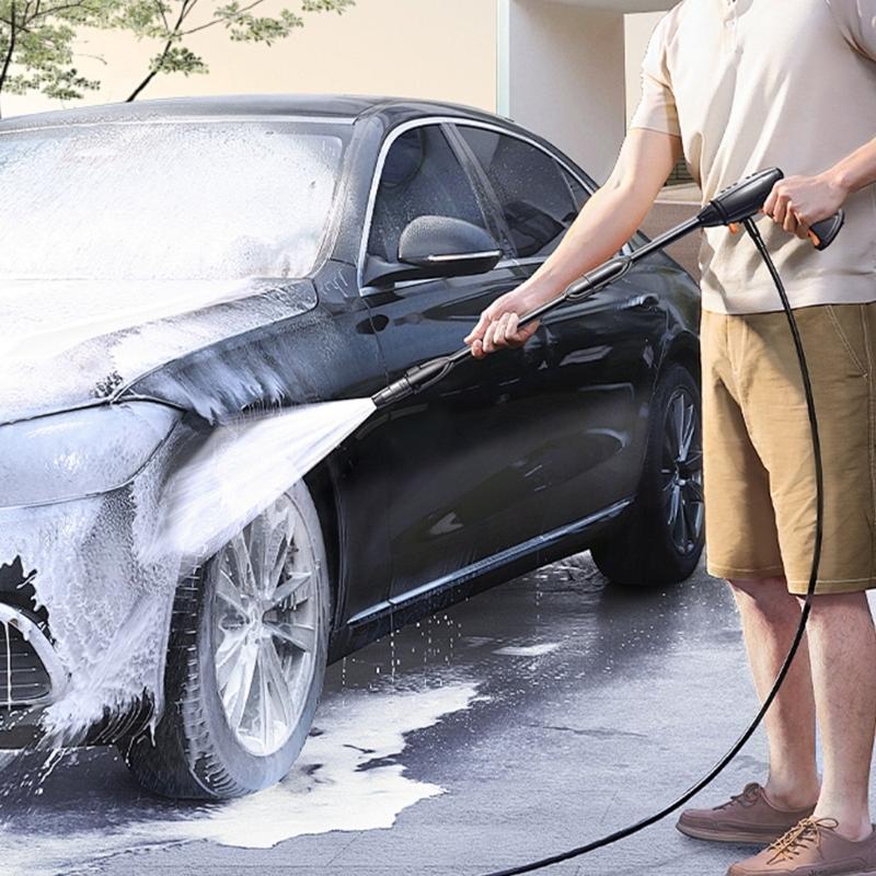 5 Pattern Adjustable Pressure Washer Guns Brass Valves Core Ergonomic Design for Concrete Cleaning Vehicle Maintenance