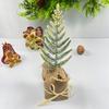 Christmas Pe Pine Needles Handmade Plastic Pine Needles Christmas Tree 19 Forks Five Needles Pine Christmas Decorative Plants