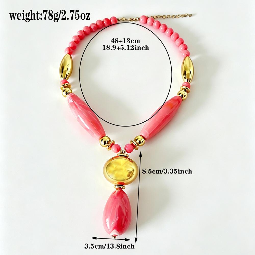 Bohemian Handmade Pendant Necklace Women Choker Jewelry Accessories