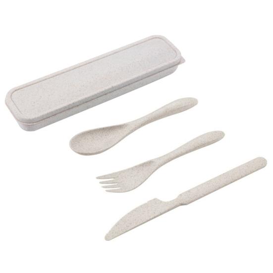 1 sada lžící odolná proti opotřebení Plastová přenosná vidlice s hladkým řezem odolným proti korozi