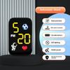 Mini-Motorraduhr Wasserdichte Armaturenbrett-Uhr Motorrad Digitale Uhr LED-beleuchtet Für Radsportbegeisterte Pendeln Urban