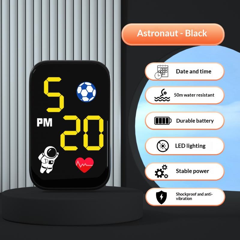 Mini-Motorraduhr Wasserdichte Armaturenbrett-Uhr Motorrad Digitale Uhr LED-beleuchtet Für Radsportbegeisterte Pendeln Urban