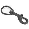 316 Stainless Steel Single Head Hook Swivel Eye Snap Scuba Diving Accessory (100MM, Black)