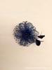 Popular European and American Bridal Headgear Feather Head Flower Horse Racing Festival Mesh Yarn Top Hat Mesh Yarn Feather Headgear