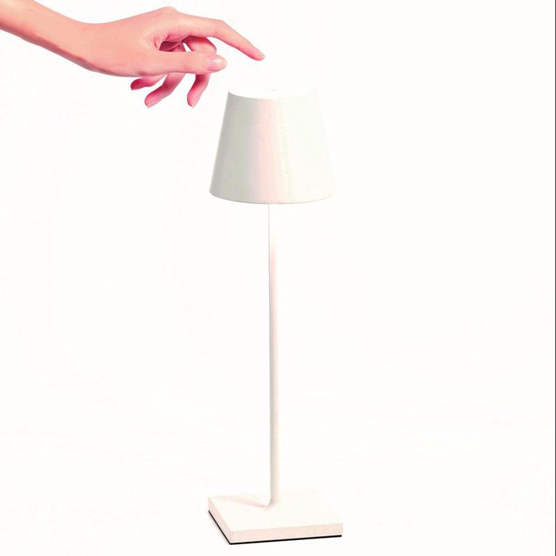 Rechargeable Touch-Control Table Lamp for Restaurants, Cafés, and Outdoor Use