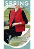 Spring Gold Velvet Suit - Chinese Zodiac Style for Middle-Aged Women