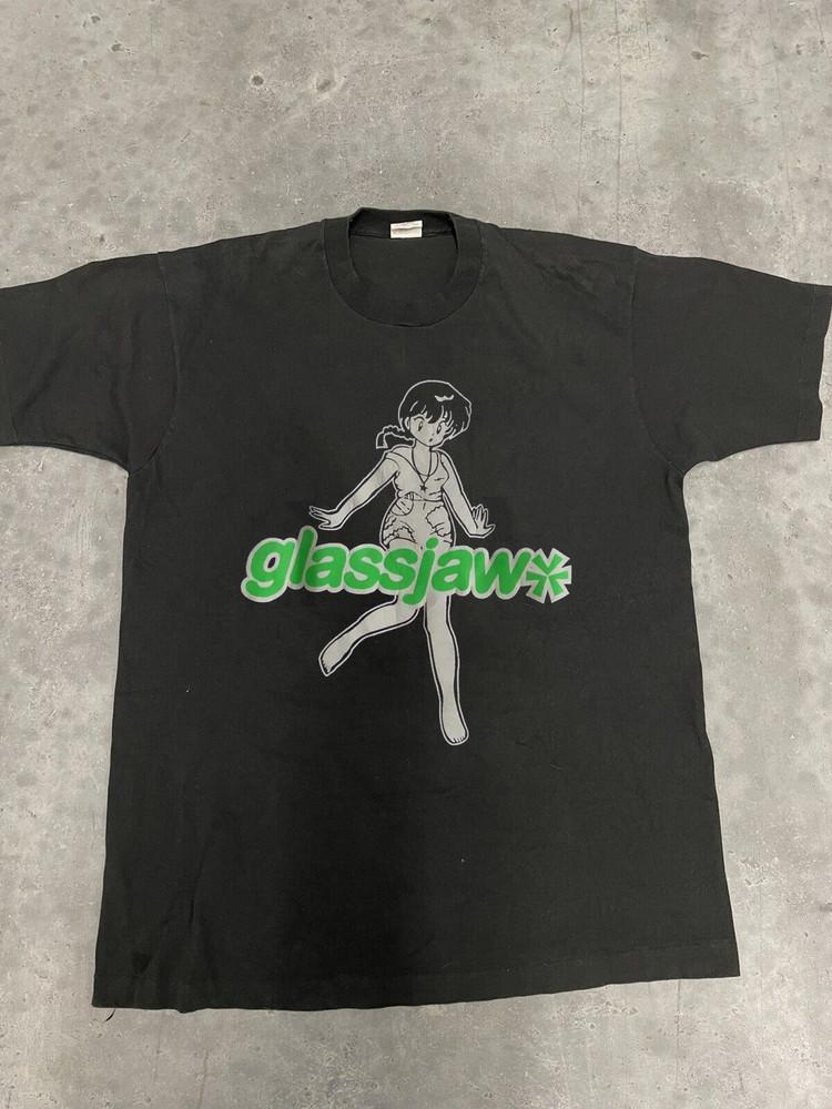 Glassjaw Band Girl Graphic Logo Black Cotton T Shirt Size S-5XL Unisex T-Shirt S