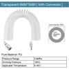 PU Spiral Air Hose with C Type Connector Flexible Polyurethane Coil for Pneumatic Air Compressor Air Tube