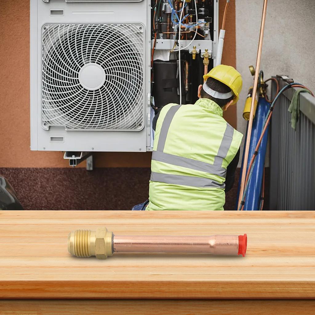 Adapter Copper Pipe Pipe Accessories Thickening With Forged Brass Connector Fitting Adapter Welding Head 1/4 3/8 5/8 1/2 3/4