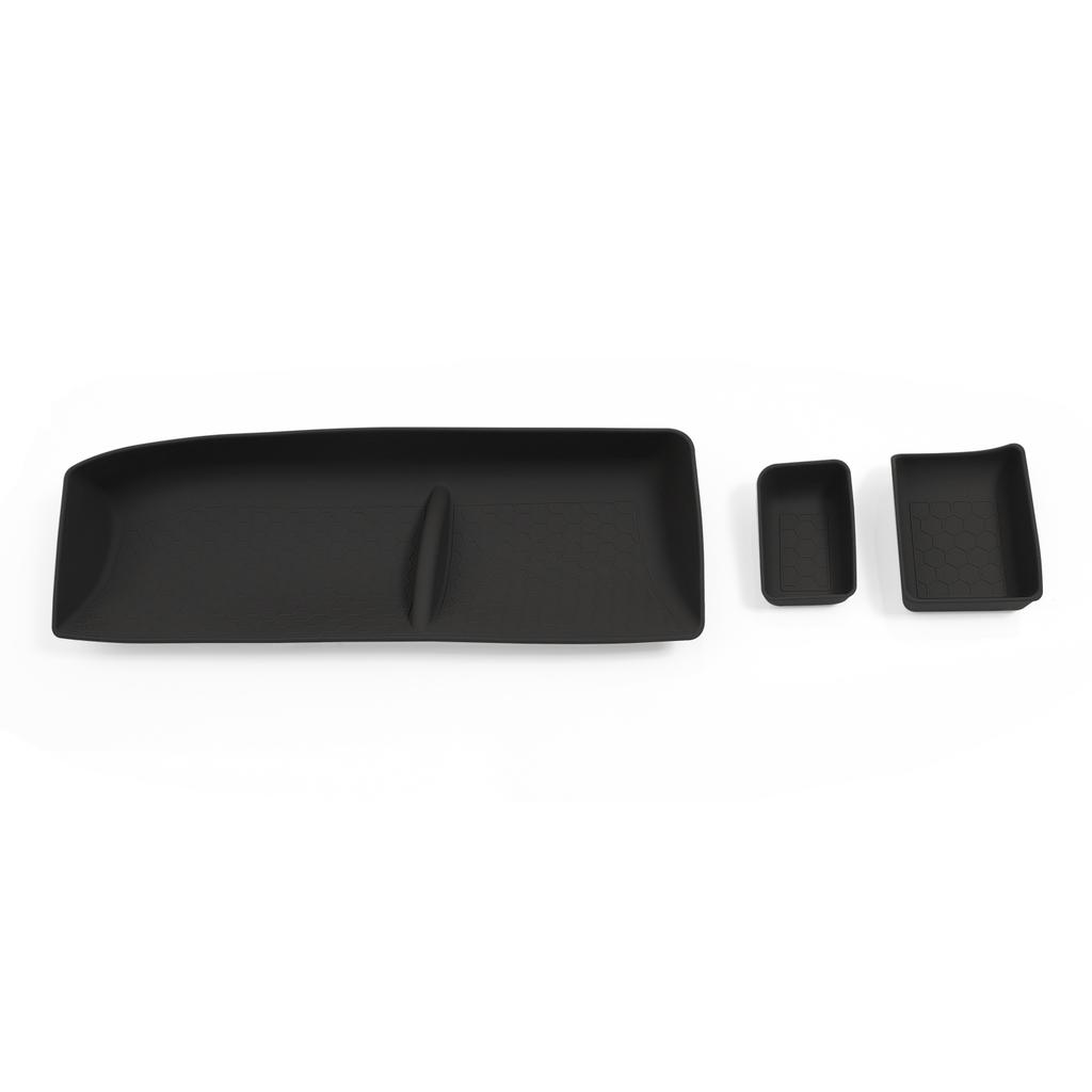 for Honda Freed 2024 2025 Dashboard Cup Holder Storage Box Silicone Shock-Absorbing Central Cup Tray Tidying Black