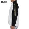 Mizuno Training White X Black X Size L Size MC-LINE Warm-Up Jacket, Standard, Moisture-Wicking, Quick-Drying, Wear, 32MC0110, Gold, (Japan L)