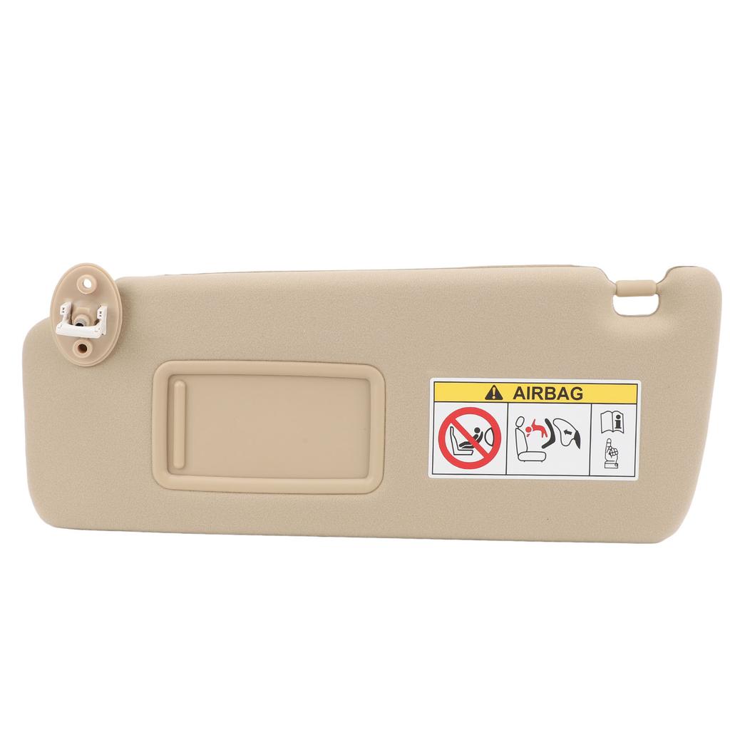 Automotive Sun Visor Front Sun Visor Beige Sun Visor Replacement for   2010‑2025 Left Hand Drive Car Sunshade