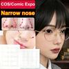 PET 60/100/200Pcs Shrinking Nose Wing Stickers Transparent Invisible Nose Shrink Patch Special Narrow Nose Strips Nose Shaper