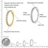 Rechter Großer ASTM F136 Titan Schlanker Huggie Creolen Ohrring 16G CZ Knorpel Helix Ohrläppchen Scharnier Ohrring Piercing Körperschmuck