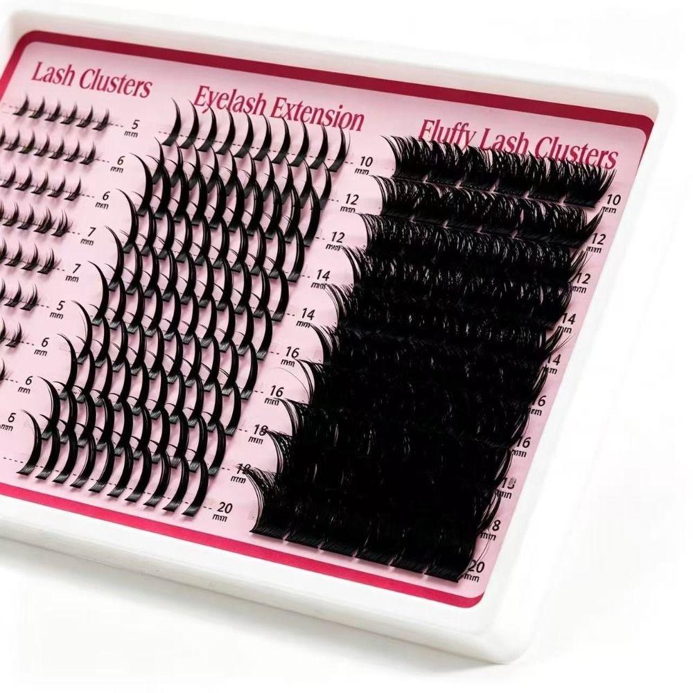 Lower Eyelashes Lash Extensions Kit DIY Segmented False Eyelashes Kit Manga-style Eye Makeup