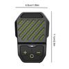 Wearable Bluetooth Speaker Built-in Mic Clip Speaker Wireless BT Microphone Speaker Sports Lavalier Speaker for Hands-Free Music