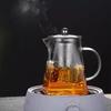 Teapot Glass Household Teapot Stainless Steel Filter Tea Divider Tool Kungfu Tea Set Tianyuan Place Teapot High Borosilicate