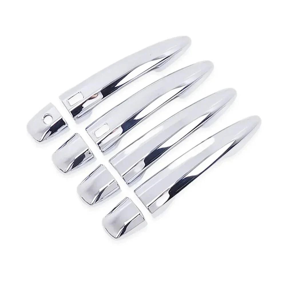 

For Nissan Qashqai Rogue X-Trail Car Exterior Door Handle Cover Sticker Moulding Trim Protective Accessorie Smart Silver