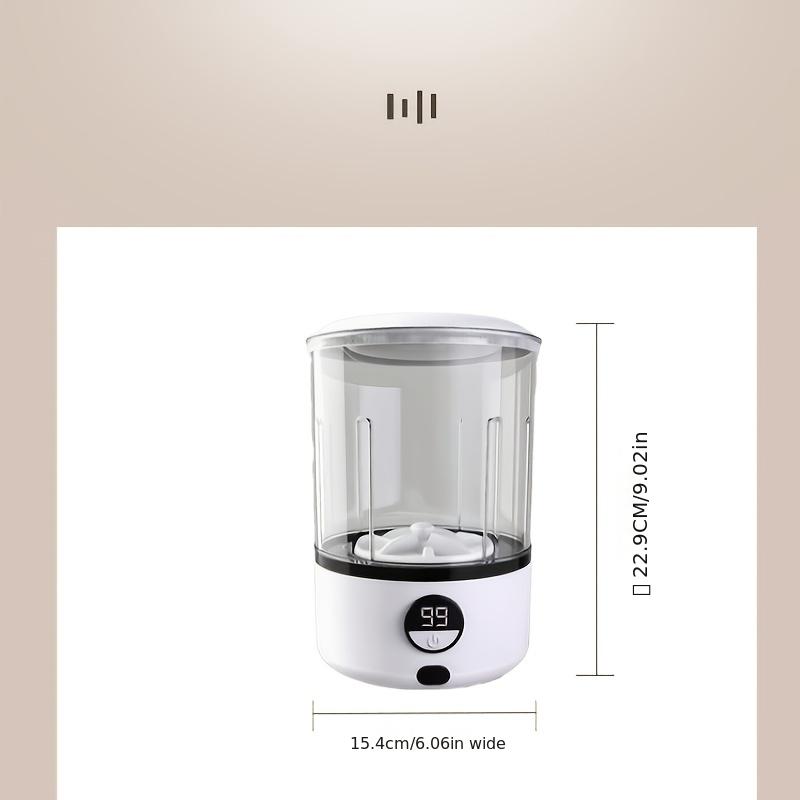 Portable Premium Underwear Washer 99.9% Sterilization Rechargeable Mini Washing Machine 2L 3-Level Cycle Adjustment for