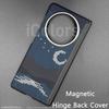 For Vivo X Fold 6 Hinge Case Aramid Carbon Fiber Magnetic Hinge Protection Case with MagSafe Central Axis Cover Super Slim Cover