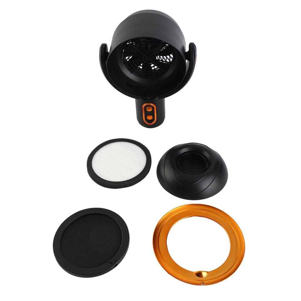 Stolní digestoř 2rychlostní Negativní iontový USB přenosný kuchyňský odsávací ventilátor pro byt 5V 8W