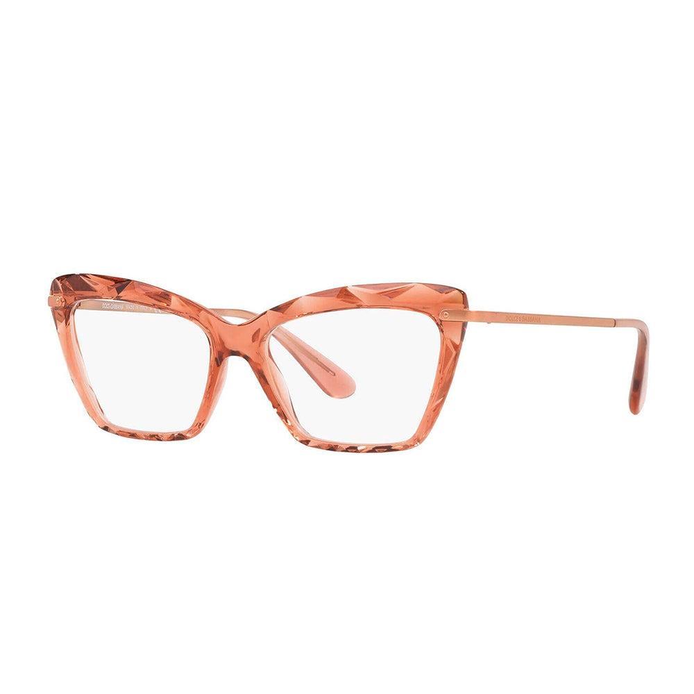 

Dolce Gabbana DG 5025 3148 53 мм Женские очки кошачий глаз 53 мм прозрачные розовые