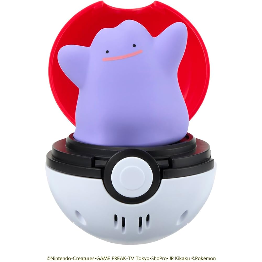 Takara Tomy Pocket Monsters Piyokopunyu Ditto Plush Toy 20cm Soft Stuffed Animal