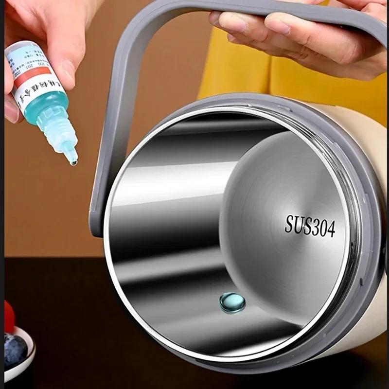 1,6/2 l USB-Lunchbox mit elektrischer Heizung, Edelstahl-Speisenwärmer, Bento-Box, Behälter für warme Speisen, Thermoboxen für die Büroschule