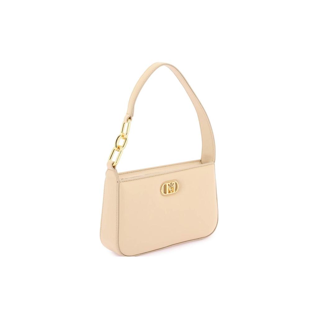 MCM Mode Travia Gold Logo Hardware Lambskin Mini Shoulder Bag Women bags Beige MWSCALD02IW001