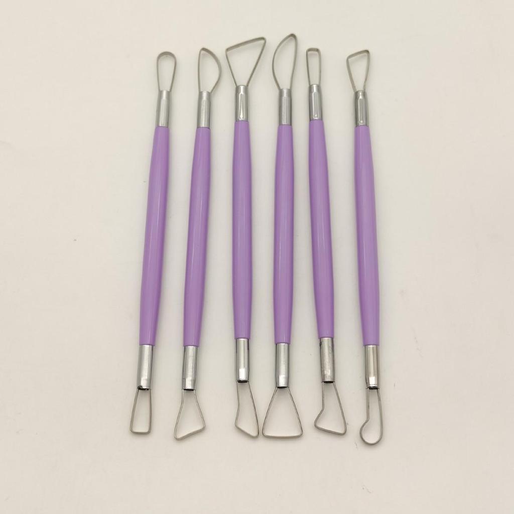 Ceramic Tool Set: 6-Piece Plastic Clay Tools for Beginners