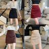 Classic High Waist Mini Skirt With Ruffles And Zipper For Stylish Women