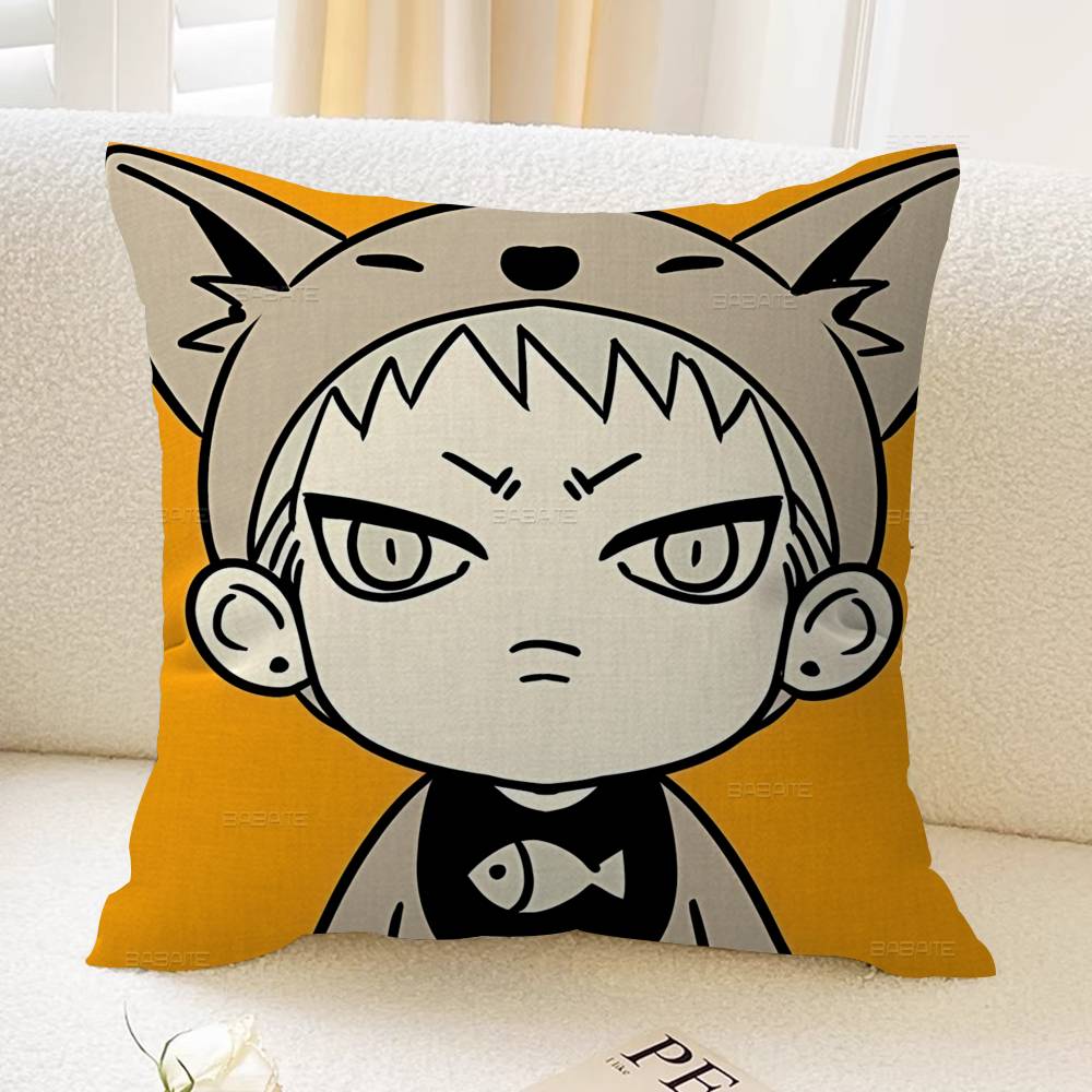 Korean Anime Days Personalized Pillow Dust Cover Bedroom Kids Party Decoration Pillowcase Birthday Children Gift 30x30cm