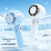 High-Speed Portable Handheld Fan with Ice Pack and Rechargeable Semiconductor Technology
