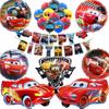 McQueen Cartoon Auto Geburtstagsbanner Set für Kinderparty mit Auto-Thema