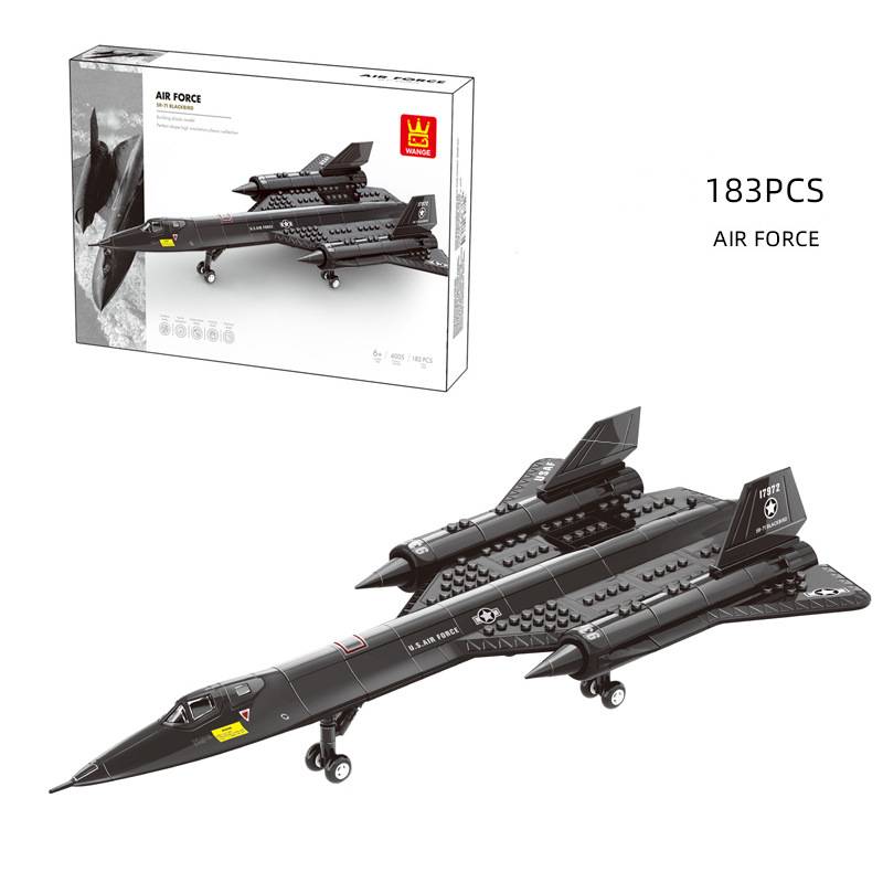 

Разведчик Sr71 Blackbird Самолет Конструктор Игрушки Детский Подарок Пластик