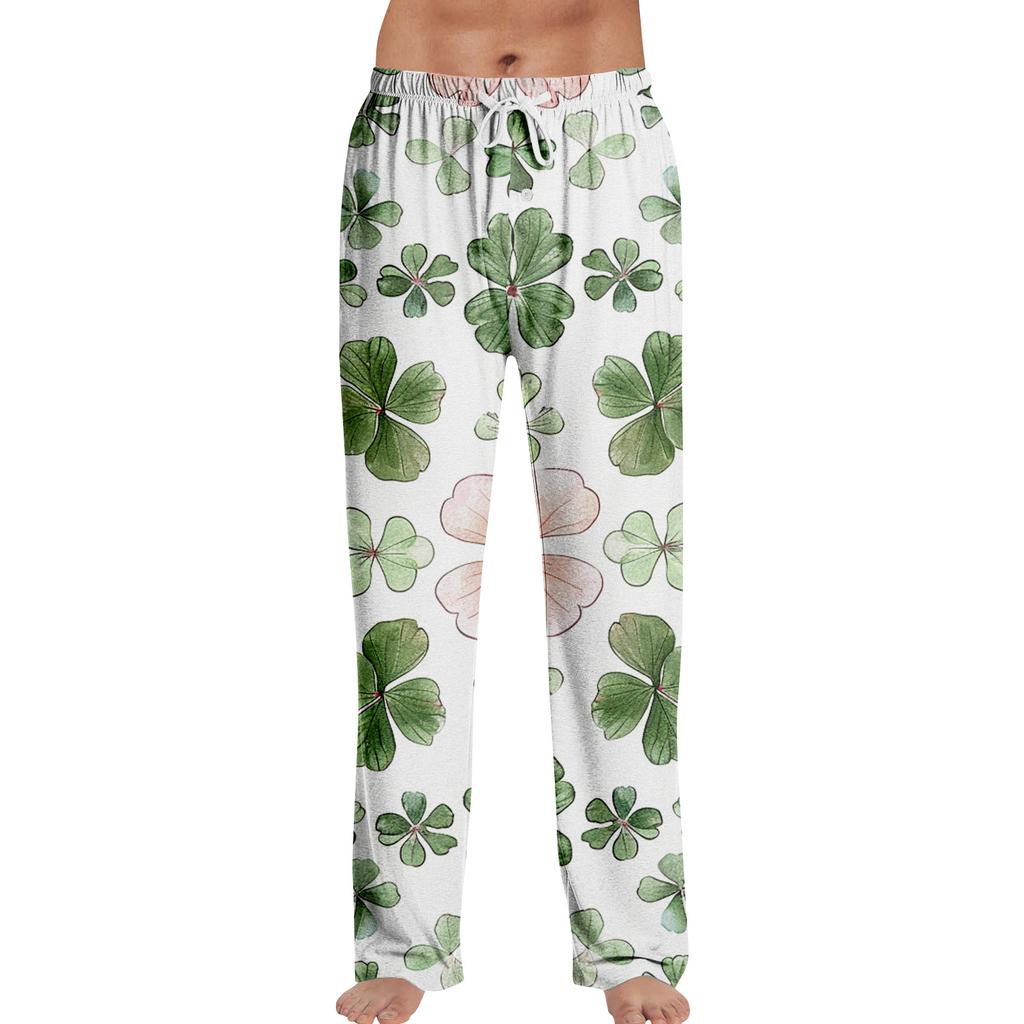 Men's St. Patrick's Day Print Home Sleep Pants