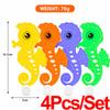 Underwater Grabbing Toys Diving Pool Toys Kids Swimming Training Summer Water Play Kit Diving Stick Seahorse Seaweed Fish Bone