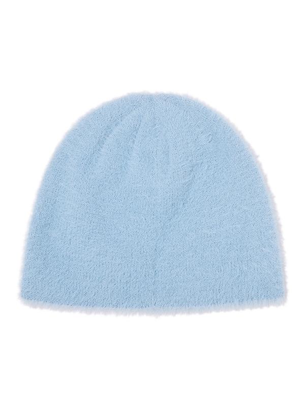 KIRSH Mohair Metal Logo Beanie [Light Blue]