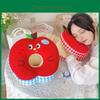 Apple Pillow Plush Cartoon Hand Cushion With Ice Silk Fabric For Student Naps And Lounge Use