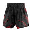 Extreme Hobby Black Panther Muay Thai Shorts Black and Red M