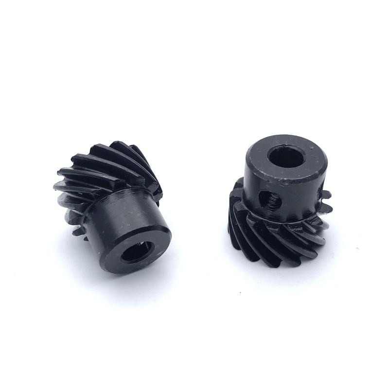 1M 13/15/20/26/30 Teeth Steel Helical Gear DIY Motor Staggered Gear 6-15mm