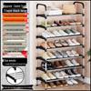 Slim Multi-Tier Shoe Rack for Entryway or Dorm