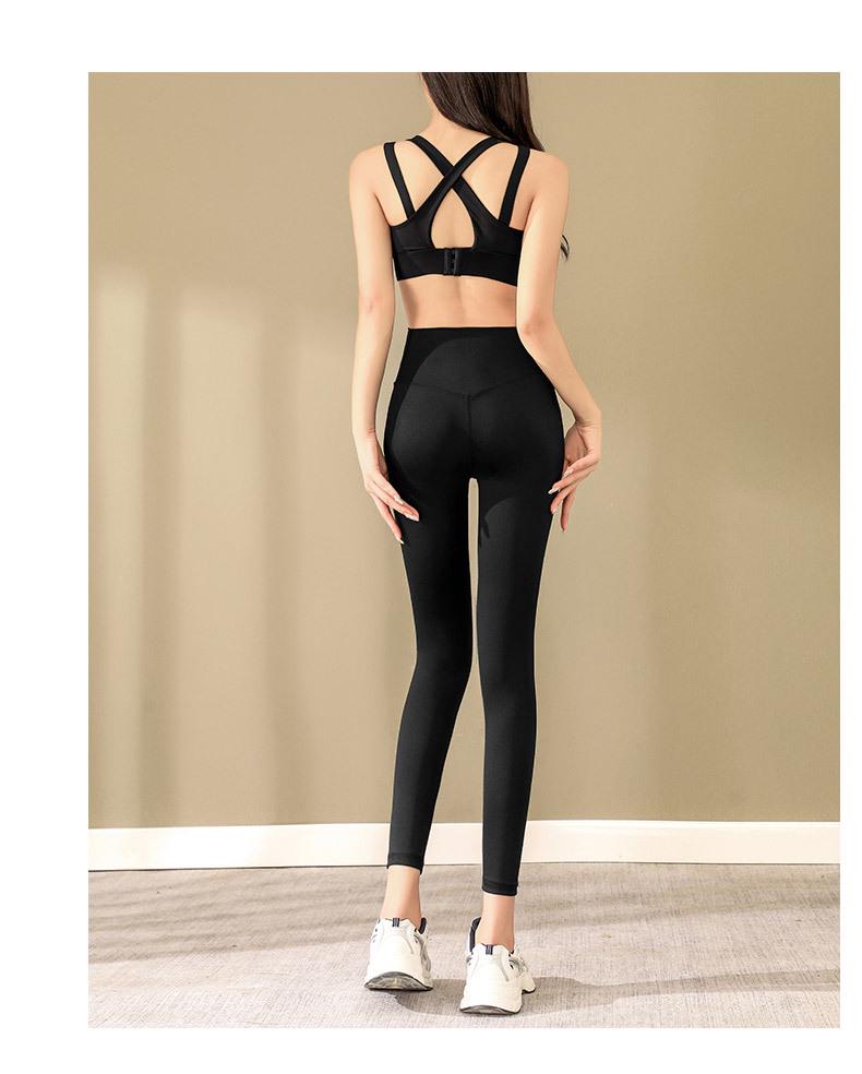 Damen High-Waist Yogahose - Po-Lifting, Schnelltrocknend, Atmungsaktive Fitnessbekleidung für Frühling/Sommer. Perfekt für Training, Laufen und Sport.