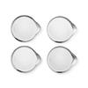 Georg Jensen Wine Coaster Set WINE BAR BY GEORG JENSEN Silver 3586674 (4 pieces) - & - -