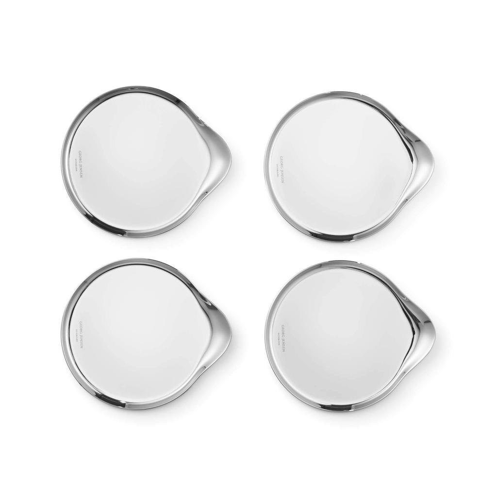 Georg Jensen Wine Coaster Set WINE BAR BY GEORG JENSEN Silver 3586674 (4 pieces) - & - -
