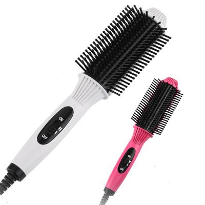 Ondulator Multifuncțional Încălzit Perie Rotundă Încălzită Ceramică Placă Electrică de Îndreptat Părul Perii Instrument Profesional de Styling