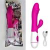 Dual-Action Silicone Vibrator with Variable Frequencies for G-Spot and Massage Stimulation